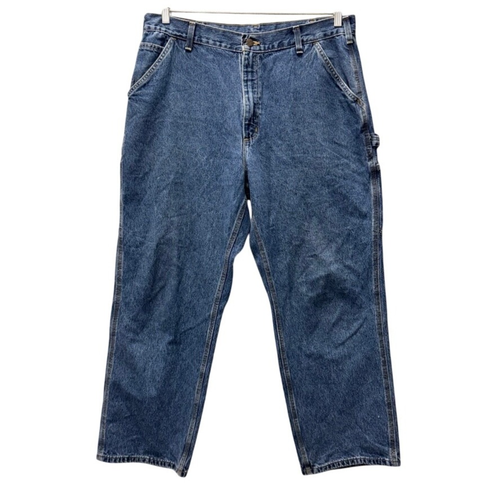 Carhartt B13-DPS Loose Original Fit Carpenter Jeans Dark Stonewash Blue 38x30
